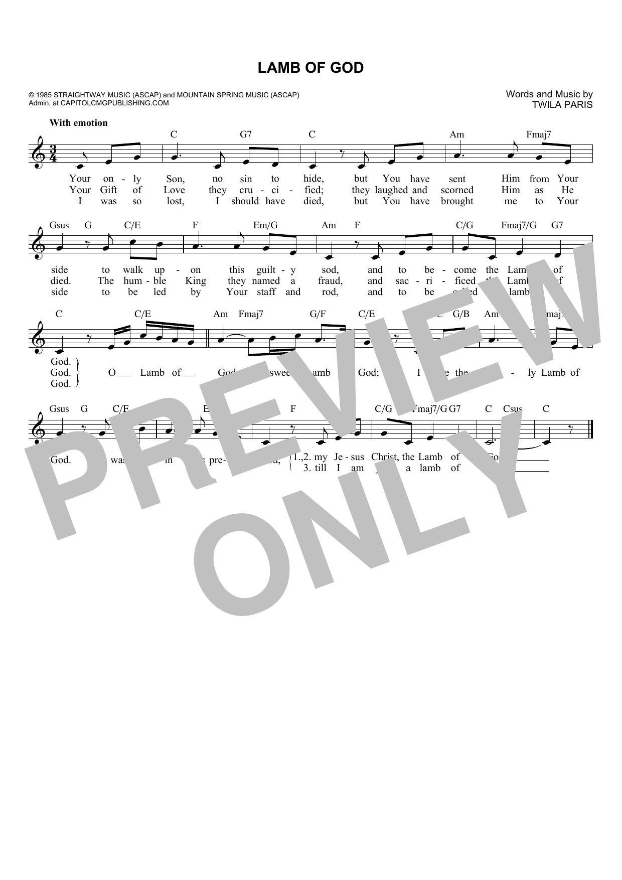 Produktbild zu: Lamb Of God