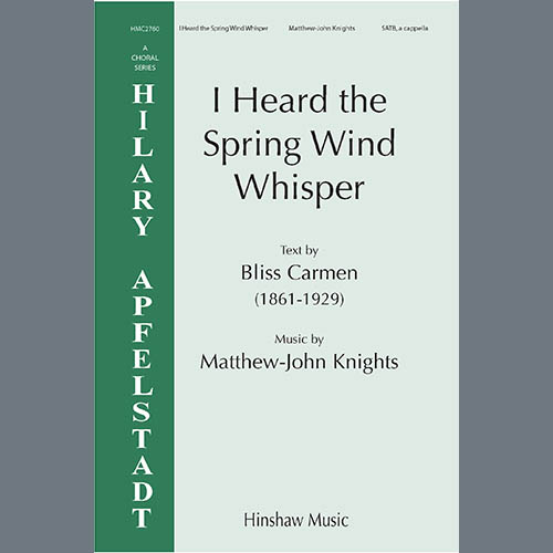 cover: I Heard The Spring Wind Whisper, Matthew-John Knights