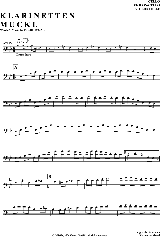 Produktbild zu: Klarinetten Muckl Traditional