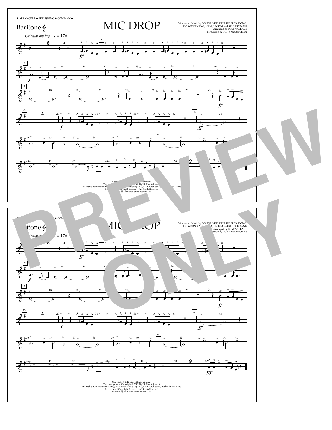 Product picture to: Mic Drop - Baritone T.C.