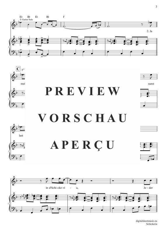 Produktgalerie: Seite 4 von 11 Schickeria, Spider Murphy Gang, Gesang mit Klavierbegleitung