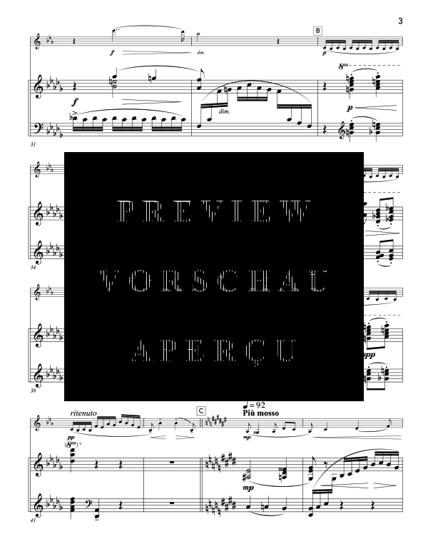 Product gallery: Page 7 of 11 Romance in D-Flat, , (clarinet in Bb and piano)