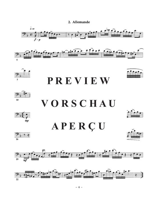 Produktgalerie: Seite 17 von 21 Suite in D minor , , (Euphonium + Tuba)