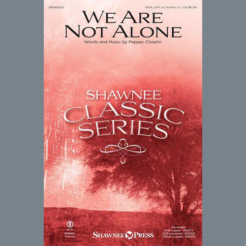 cover: We Are Not Alone,