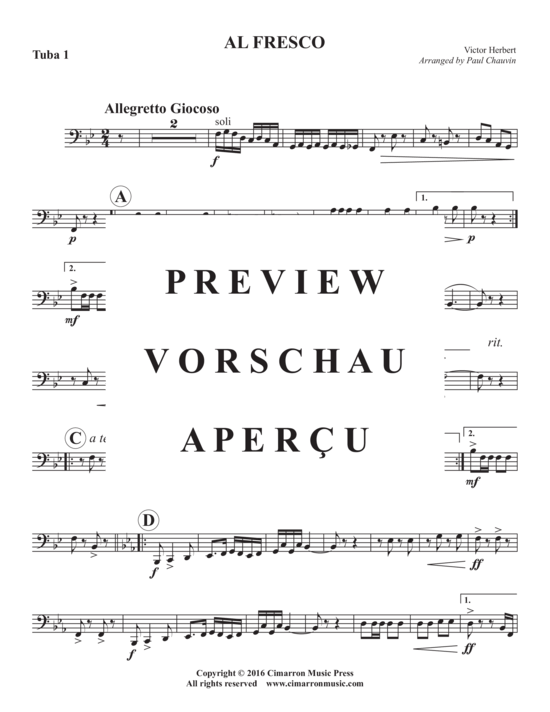 Product gallery: Page 15 of 18 Al Fresco , , (Tuba Quartett EETT)