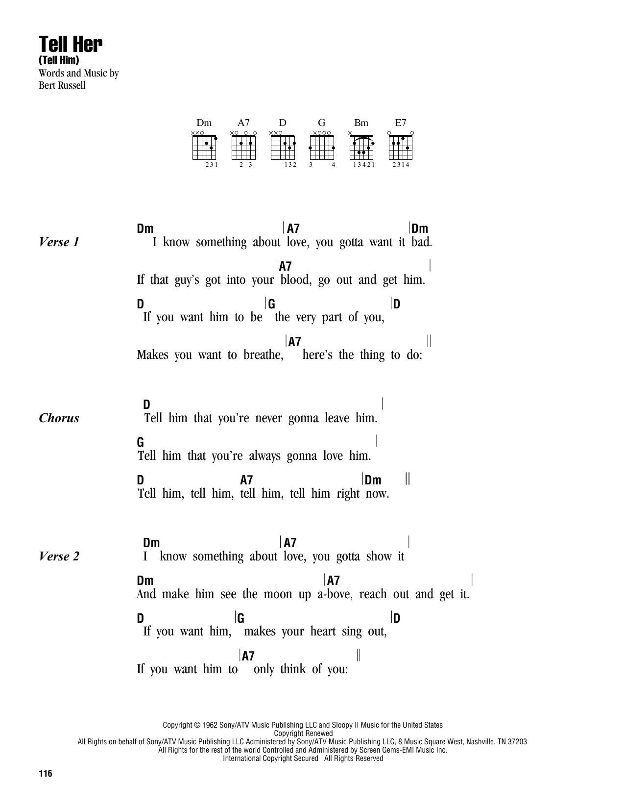 Produktbild zu: Tell Her (Tell Him)