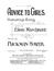 cover: Advice To Girls, Eileen Marchmont, Gesang, Klavier