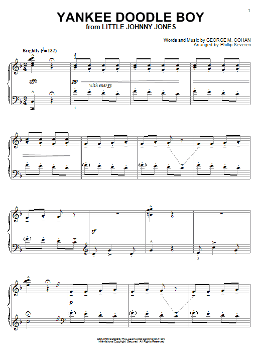 Product gallery: Page 1 of 1 Yankee Doodle Boy (arr. Phillip Keveren), George M. Cohan