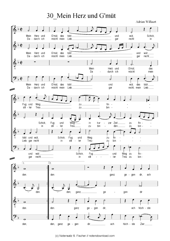 Produktbild zu: Mein Herz und G'müt Adrian Willaert (1490-1562)
