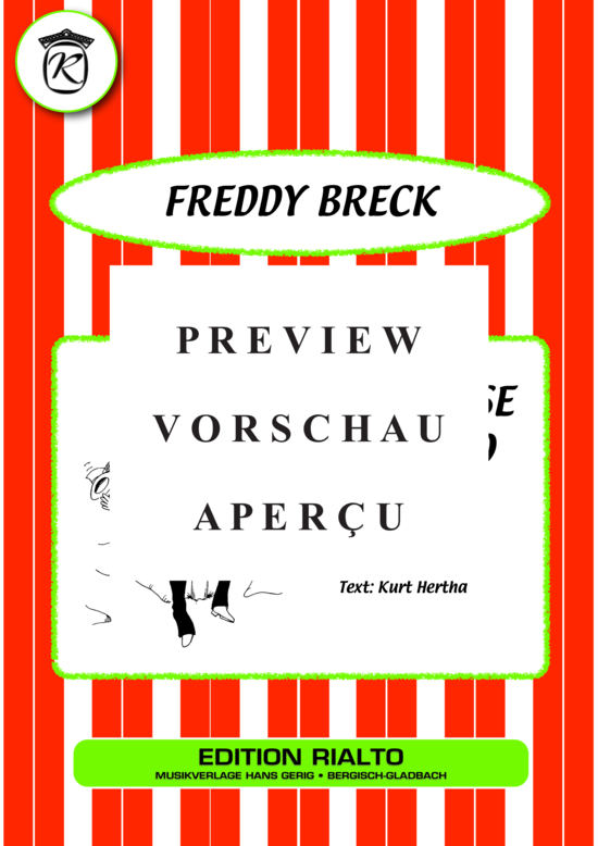 gallery: Der grosse Zampano , Breck, Freddy, (Melodie-Stimmen in C/B/Es)