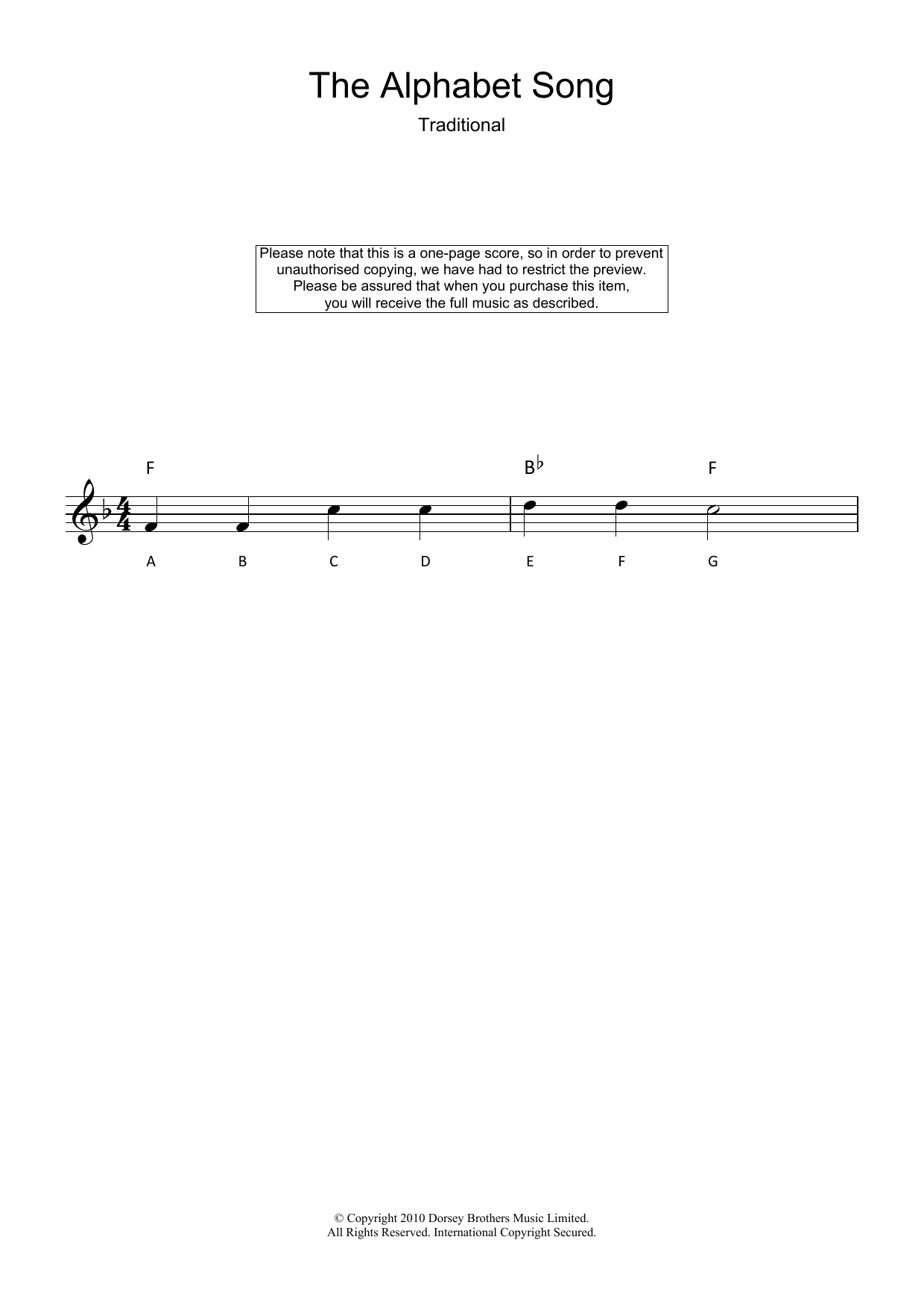 Product picture to: Alphabet Song