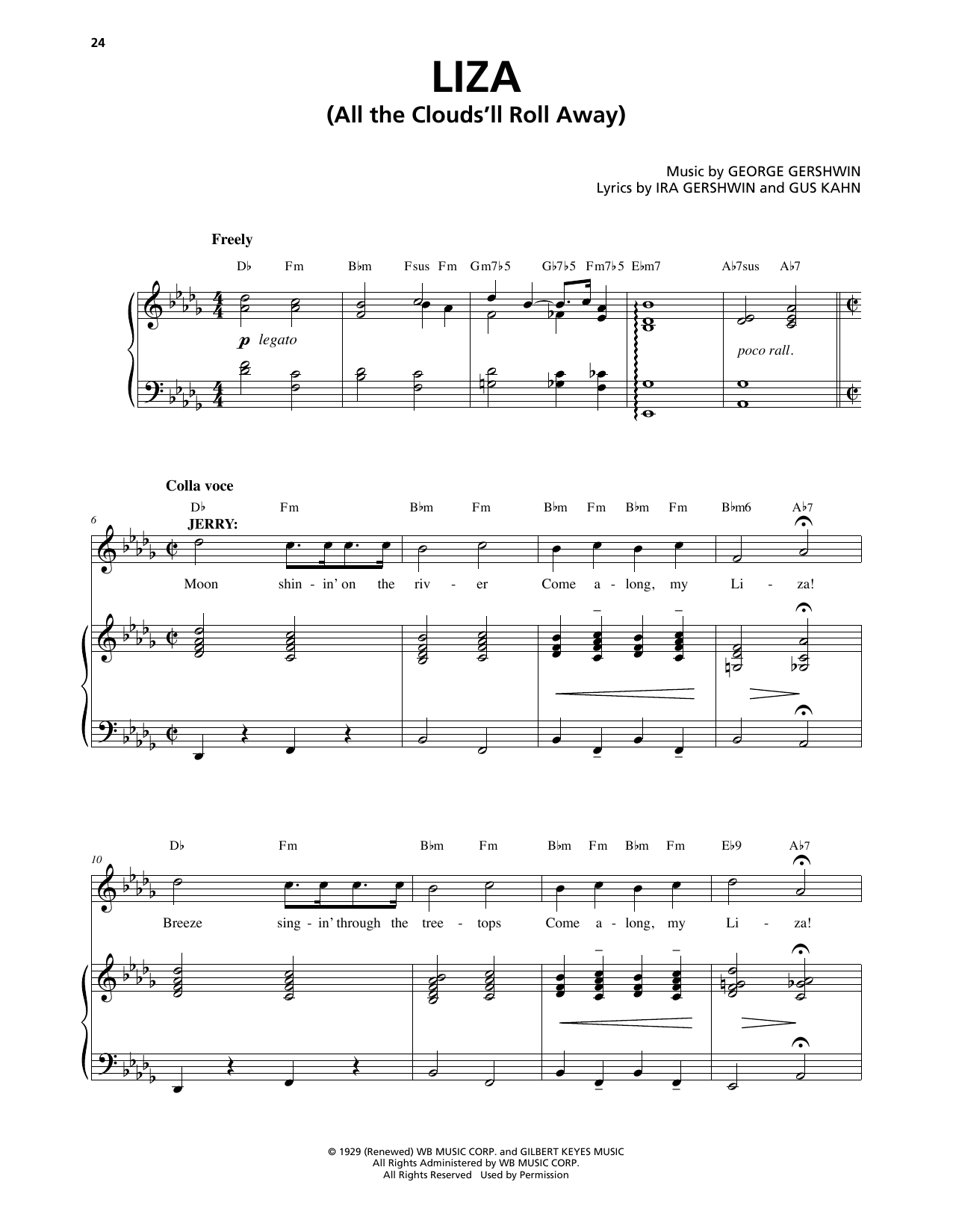 Produktbild zu: Liza (All The Clouds'll Roll Away) (from An American In Paris)