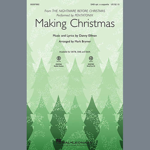 cover: Making Christmas (from The Nightmare Before Christmas) (arr. Mark Brymer), Pentatonix, Chor