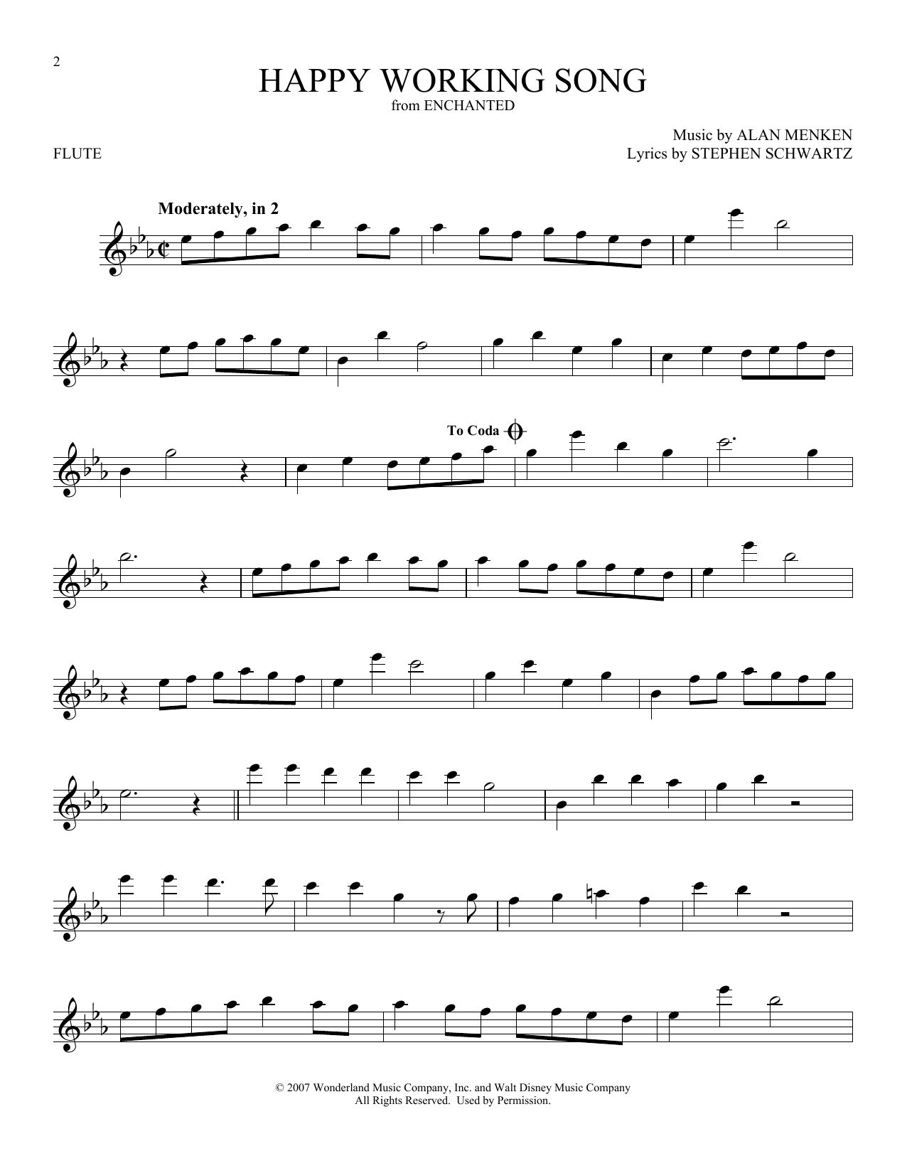 Product gallery: Page 1 of 1 Happy Working Song (from Enchanted), Amy Adams