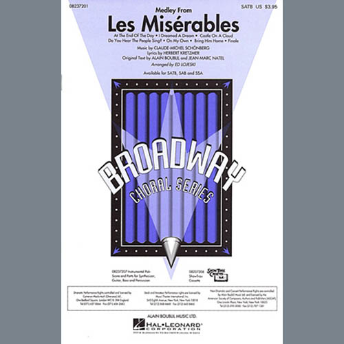 cover: Les Miserables (Choral Medley) (arr. Ed Lojeski), Boublil and Schonberg, Chor