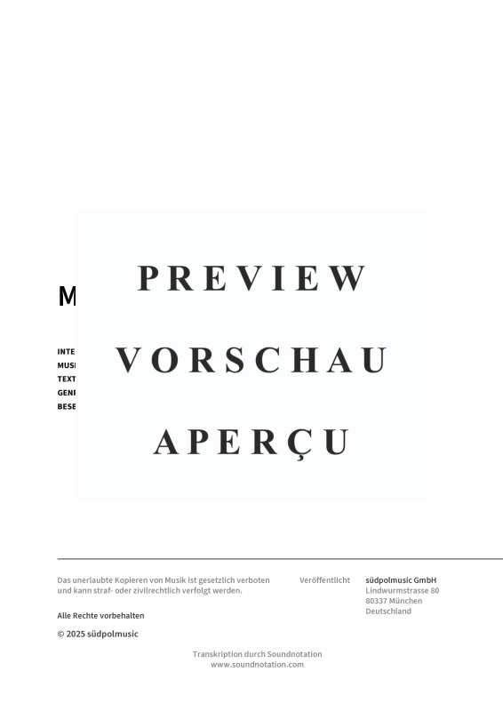gallery: Mamaso, DeSchoWieda, (Leadsheet)