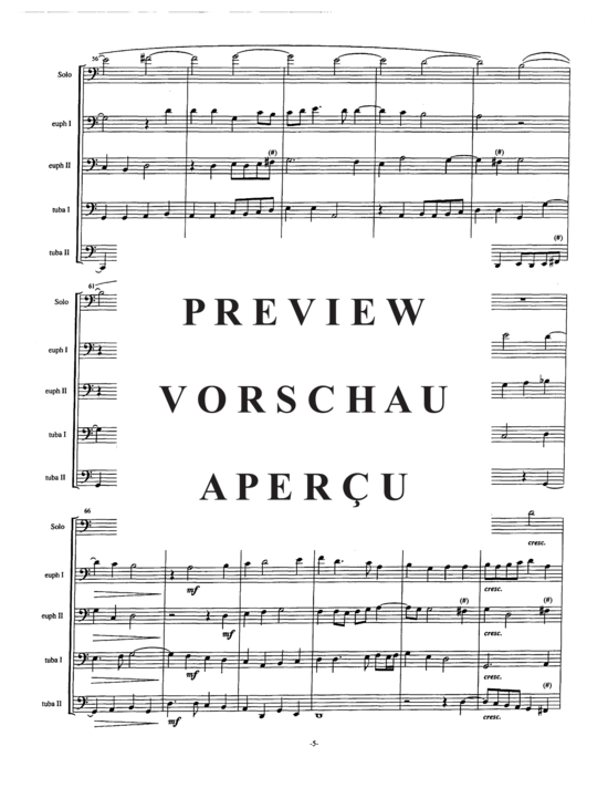 Product gallery: Page 7 of 18 Qvem uidistis pastores , , (Tuba Quartet EETT + Euphonium Solo)