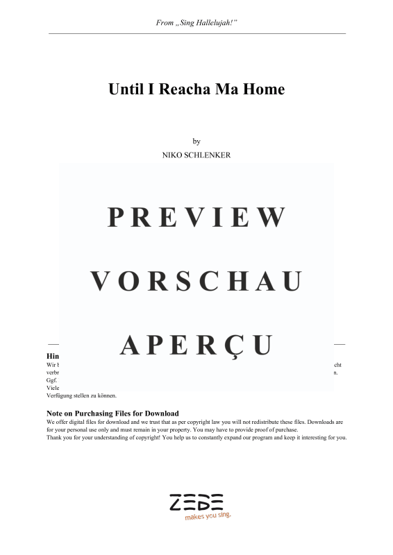 Product gallery: Page 2 of 5 Until I Reacha Ma Home, , Mixed Choir