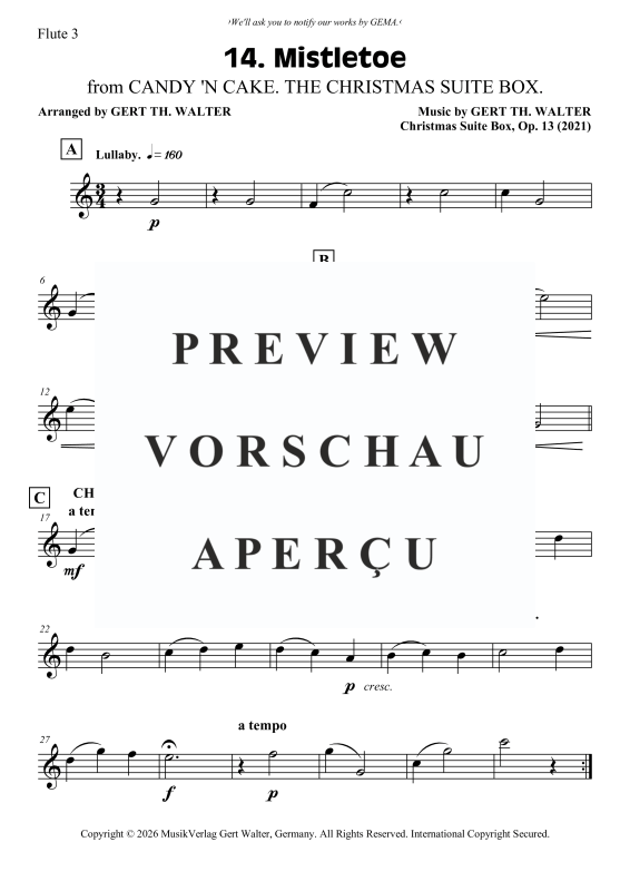 Produktgalerie: Seite 6 von 6 Mistletoe, , Flöten Trio