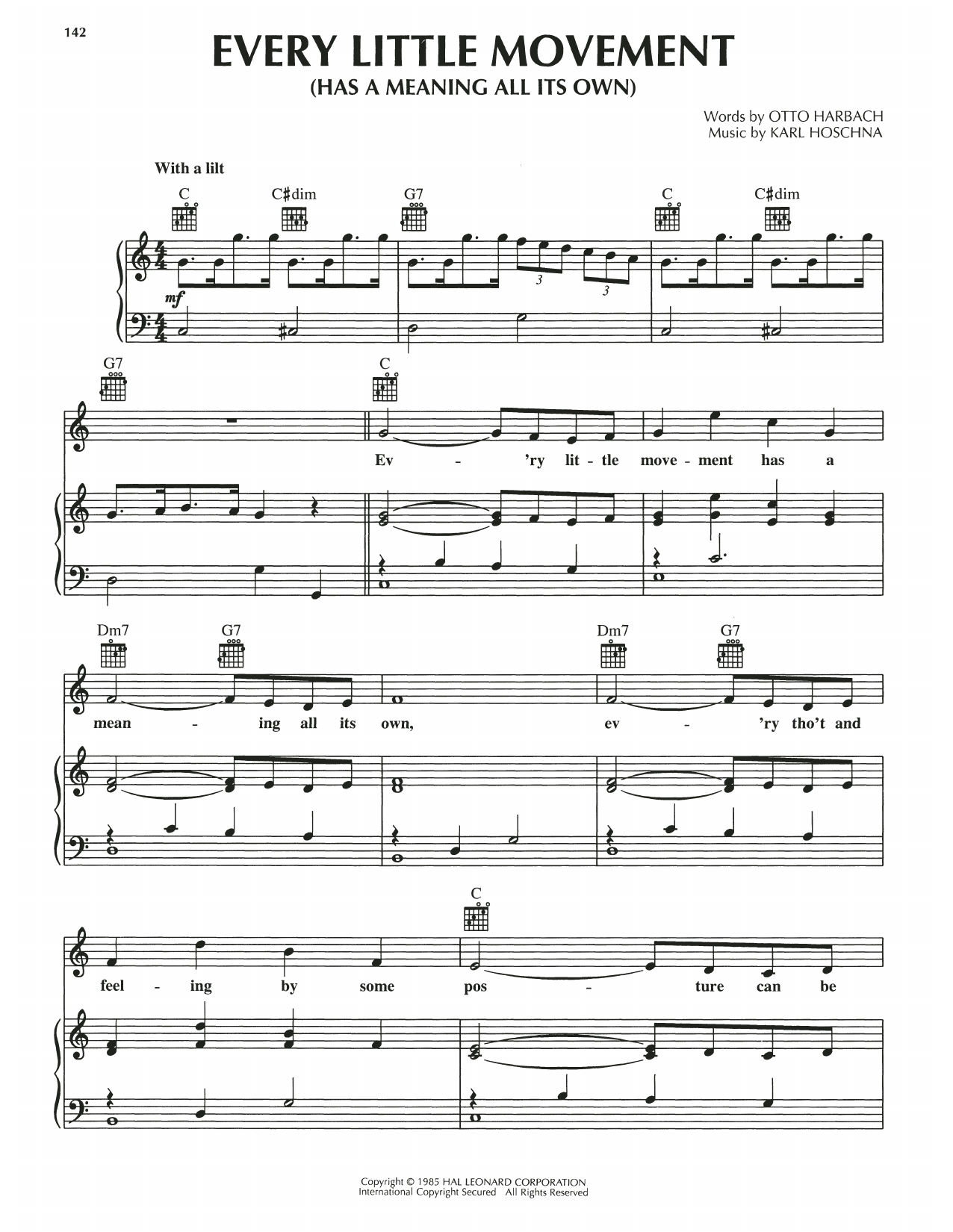 Produktgalerie: Seite 1 von 1 Every Little Movement (Has A Meaning All Its Own), Judy Garland, Gesang, Gitarre, Klavier