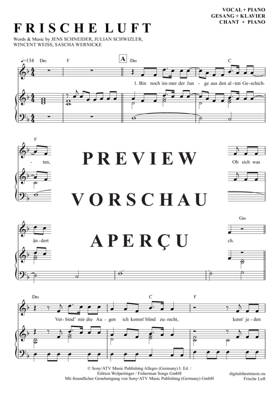 gallery: Frische Luft , Weiss, Wincent, (Klavier + Gesang)