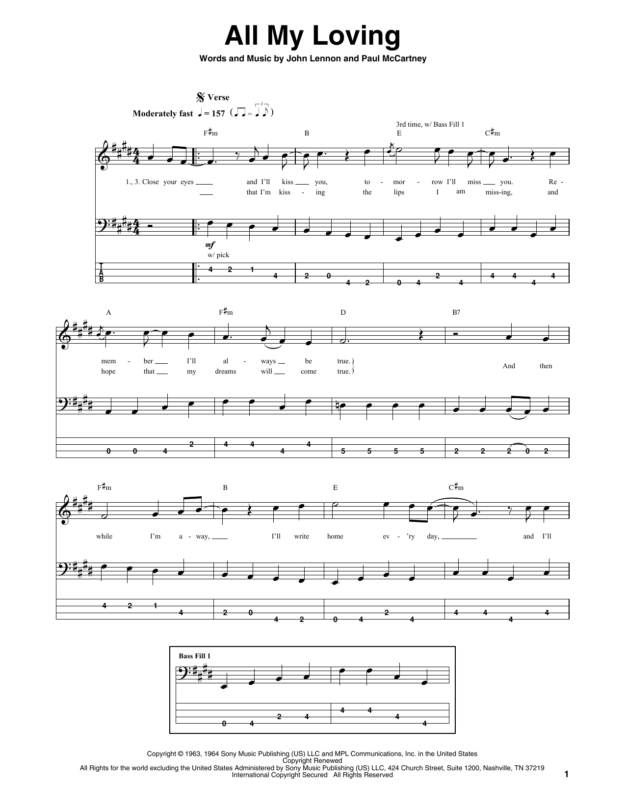 Produktbild zu: All My Loving