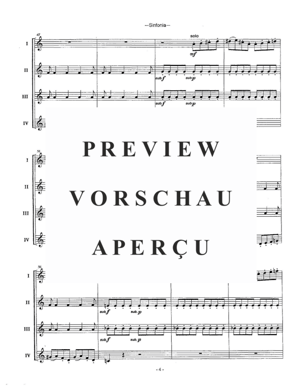 Product gallery: Page 7 of 11 Sinfonia, , Horn Quartet