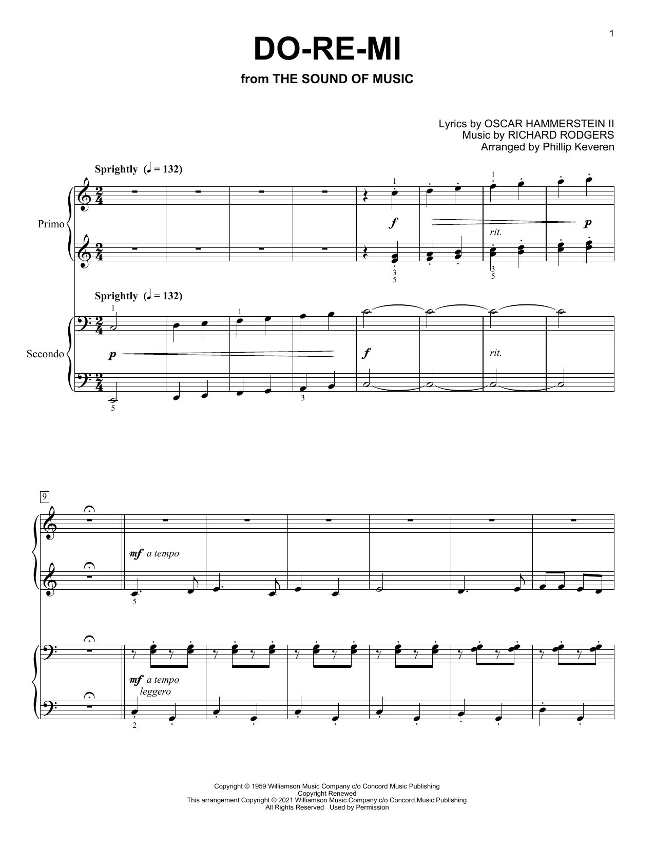 Product picture to: Do-Re-Mi (from The Sound Of Music) (arr. Phillip Keveren)