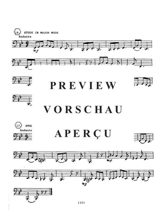 Product gallery: Page 17 of 21 Tuba Etudes at the Elementary Level , , (Tuba Solo)