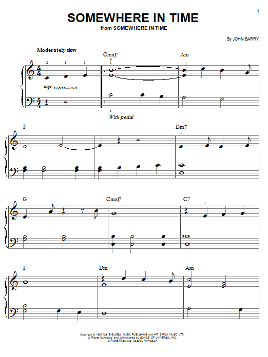 Product picture to:  Somewhere In Time - John Barry