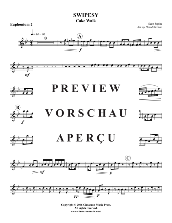 Product gallery: Page 12 of 17 Swipesy Cake Walk , , (Tuba Quartet: 2x Baritone, 2xTuba)