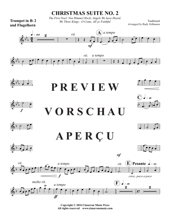 Produktgalerie: Seite 17 von 21 Christmas Suite No. 2 , , (Blechbläserquintett)