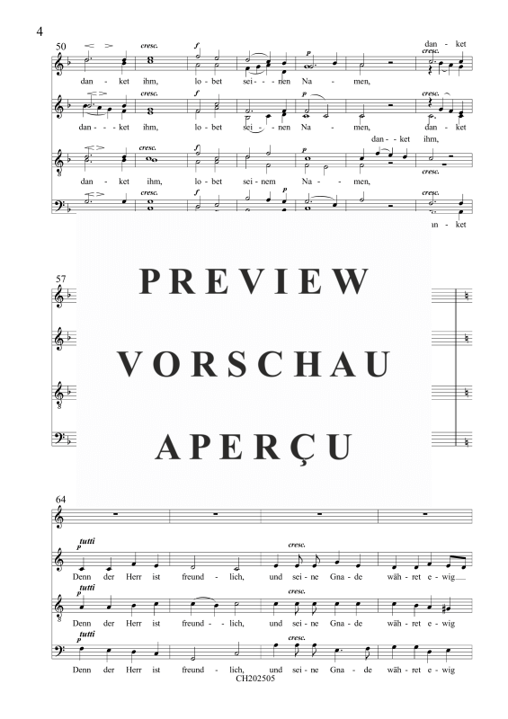 Produktgalerie: Seite 5 von 6 Jauchzet dem Herrn Psalm 100 (Klassiker der Chormusik), , Gemischter Chor