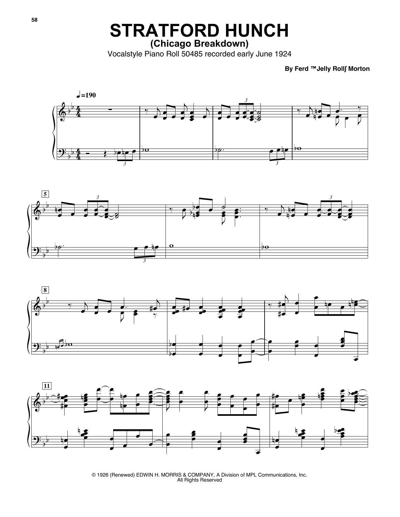 Produktbild zu: Chicago Breakdown (Stratford Hunch)