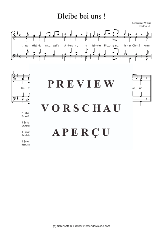 Product picture to: Bleibe bei uns Das geistliche Volkslied