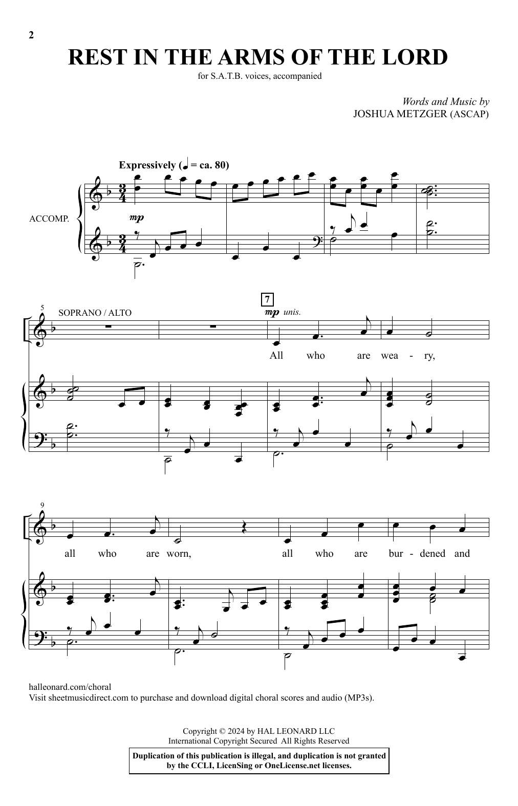 Produktbild zu: Rest In The Arms Of The Lord