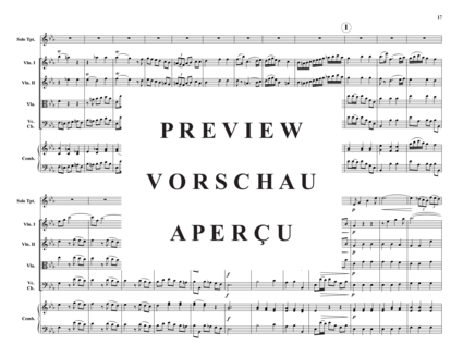 Product gallery: Page 18 of 21 Concerto in Es , , (trumpet + chamber orchestra)