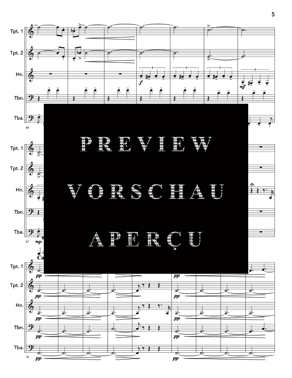 Produktgalerie: Seite 9 von 11 Conquered Quest, The, , (Blechbläser Quintett)