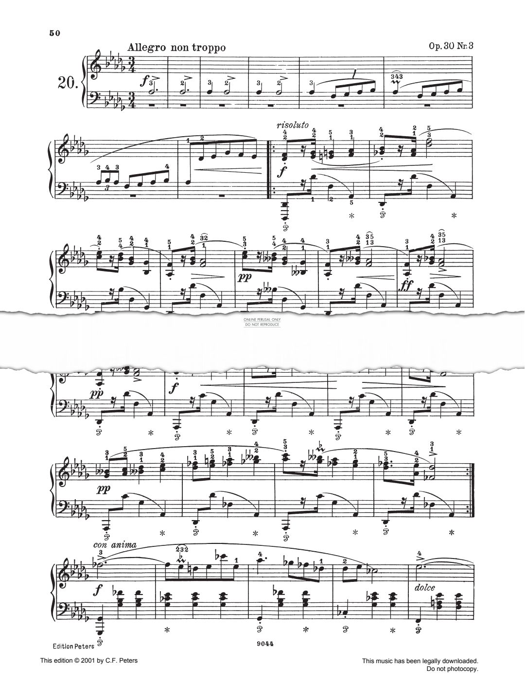 Produktbild zu: Mazurkas Op. 30 No. 3