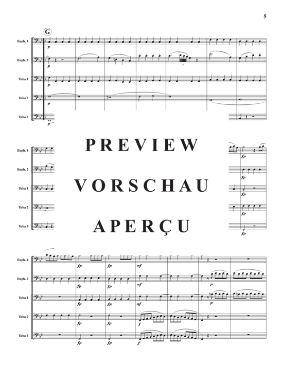 gallery: Hochzeit des Figaro – Ouvertüre , , (Tuba-Ensemble: Bariton/Pos+Tuba)