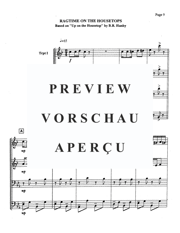 Produktgalerie: Seite 11 von 11 Three Ragtime Carols, , Blechbläser Quartett