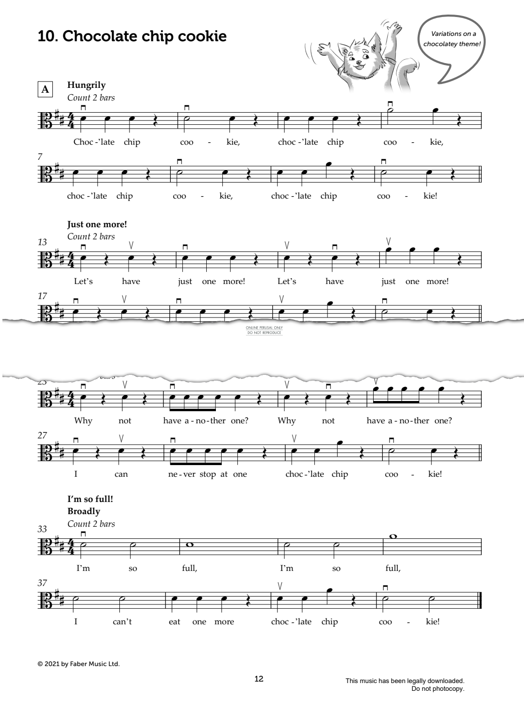 Produktgalerie: Seite 1 von 1 Chocolate Chip Cookie, Mark Wilson, Klavier, Viola