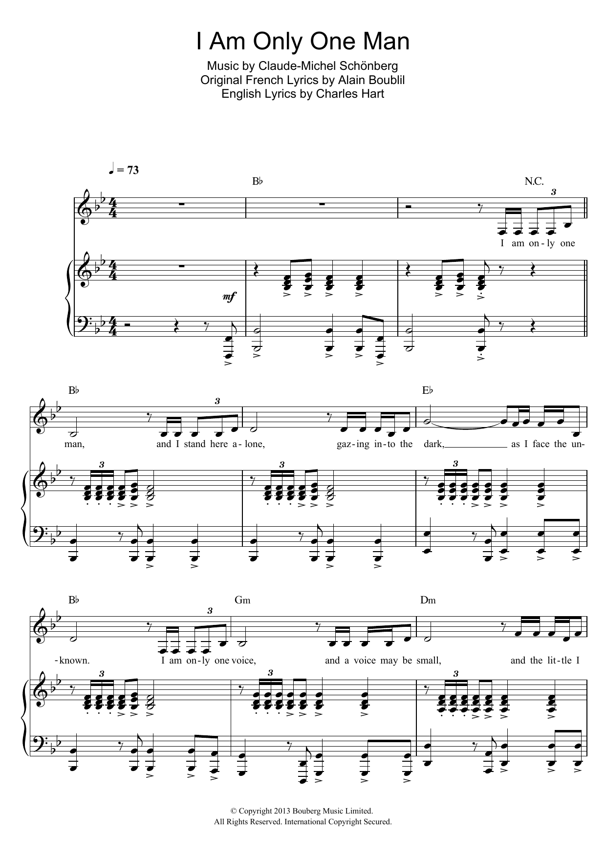 Produktbild zu:  I Am Only One Man (originally from Martin Guerre) - Russell Watson