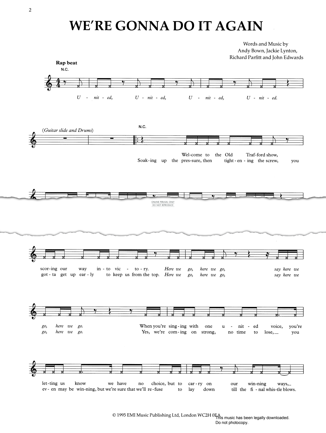 Produktgalerie: Seite 1 von 1 We're Gonna Do It Again, Stryker, Gesang, Gitarre