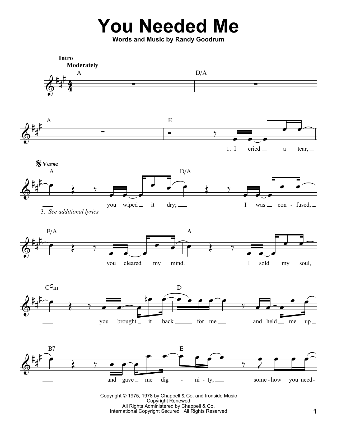Produktgalerie: Seite 1 von 1 You Needed Me, Anne Murray, Gesang