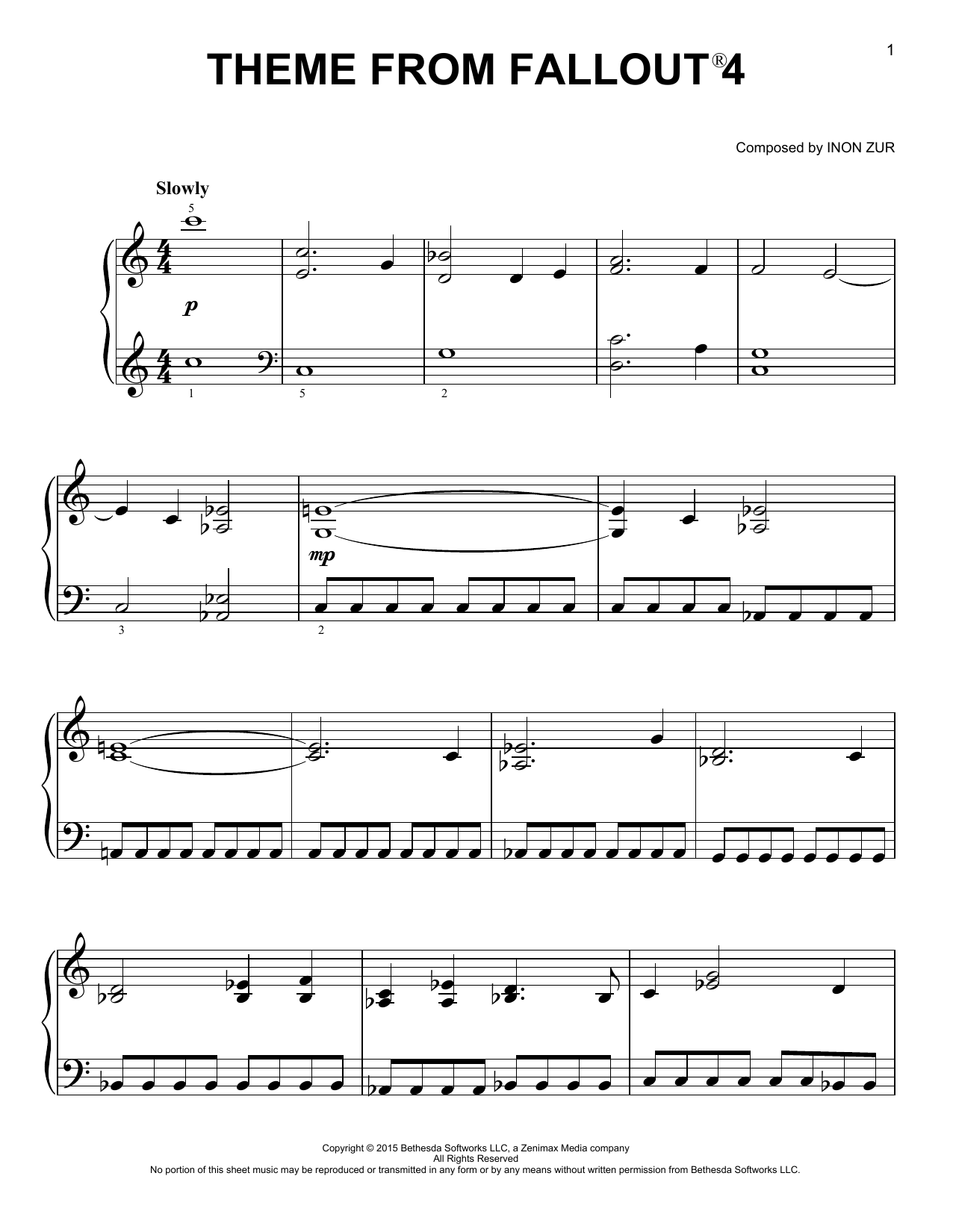 Produktbild zu: Theme From Fallout 4