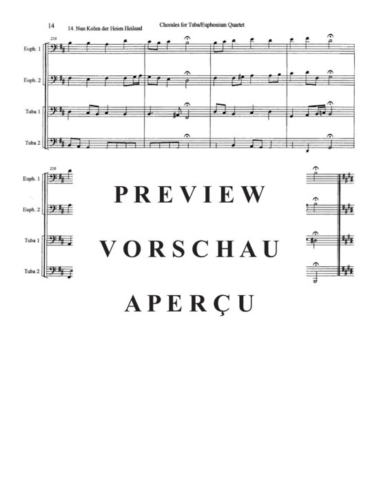 Product gallery: Page 17 of 21 Chorales , , (Tuba Quartett EETT)