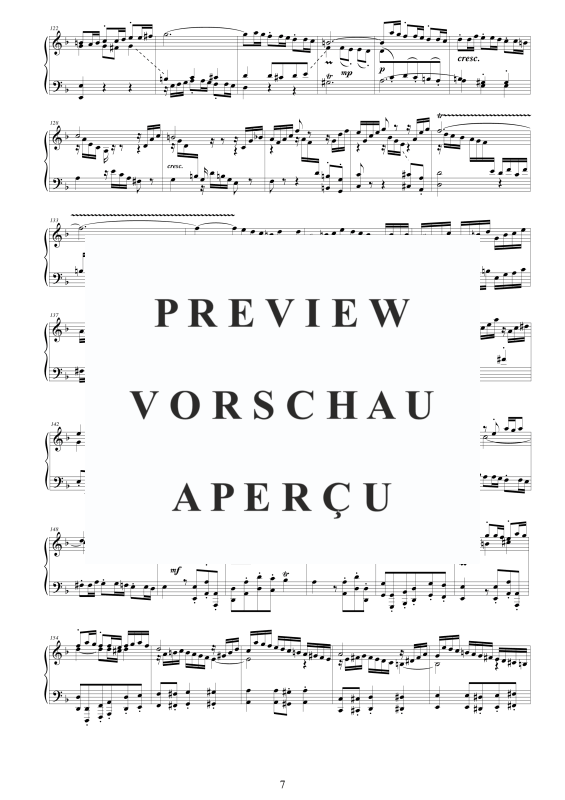 Produktgalerie: Seite 8 von 11 Fantasia und Fuge D-Moll BWV 903, , Klavier Solo