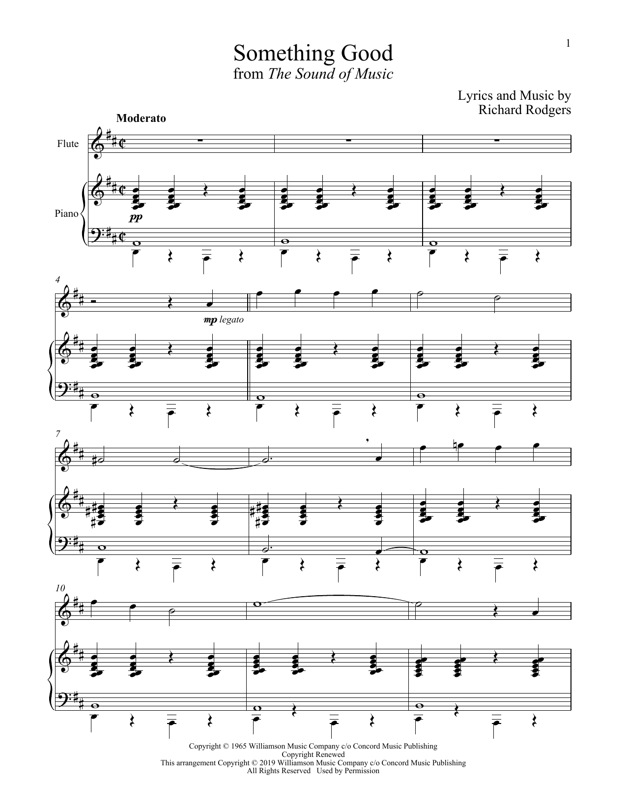 Produktbild zu: Something Good (from The Sound of Music)