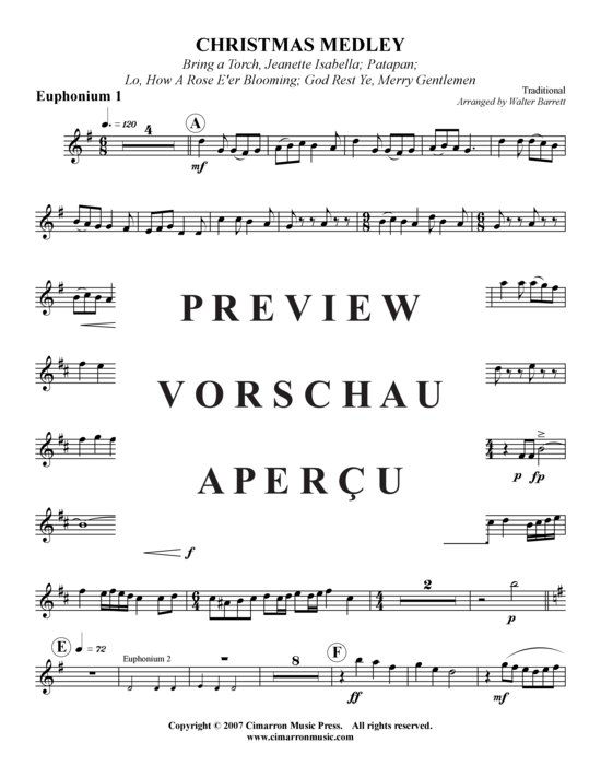 Product gallery: Page 8 of 17 Weihnachts-Medley 4 Stücke , , (Tuba Quartet: 2x Baritone, 2xTuba)